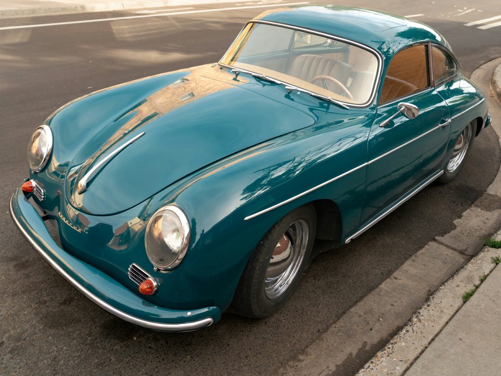 Porsche 356 bleu