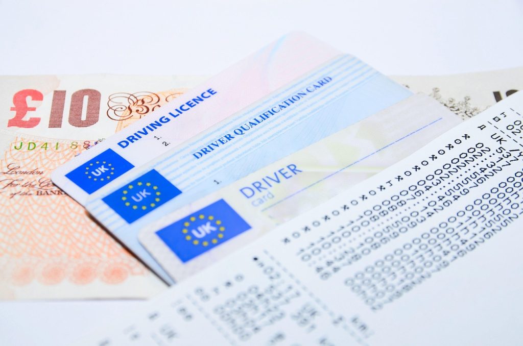 permis de conduire UK