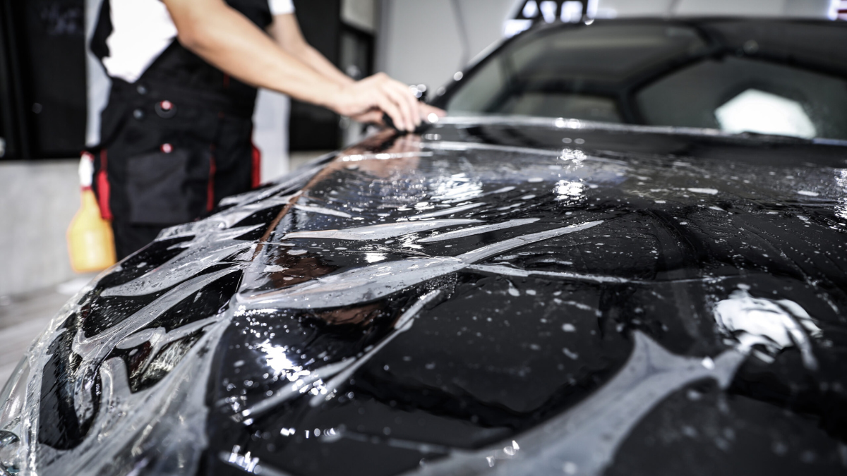 Application film anti-UV carrosserie
