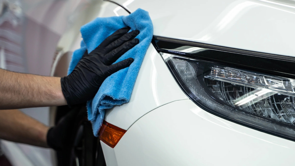 Chiffon microfibre pour lavage sans eau carrosserie
